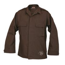 Camisa Tru-Spec RS de polialgodão marrom de manga comprida 3GG