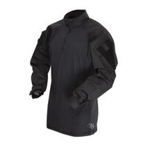 Camisa Tru-Spec T.R.U. 1/4 Zip Combat Tactical preta XXL