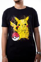 Camisa Tshirt Pikachu Pokemon Adulto