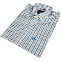 Camisa Txc Masculina Manga Curta Xadrez Bordada New Coleção