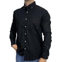 Camisa Txc Masculina Manga Longa Preta