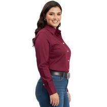 Camisa Txc Original Feminina Manga Longa Lisa Em Alto Relevo