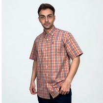 Camisa Txc Xadrez Manga Curta Bolso Relevo Lancamentopremium