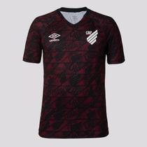 Camisa Umbro Athletico Paranaense Aquecimento 2025 Bordô Camisa Umbro Athletico Paranaense Aquecimento 2025 Bordô