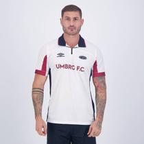 Camisa Umbro Authentic Branca e Marinho