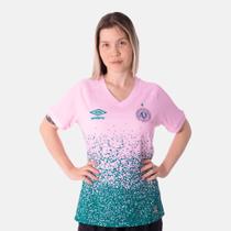 Camisa Umbro Chapecoense 2021 Feminina Outubro Rosa