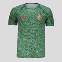 Camisa Umbro Fluminense Aquecimento 2024 Verde