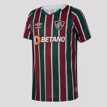 Camisa Umbro Fluminense I 2024 Juvenil Tricolor