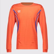 Camisa Umbro Goleiro Portiere Manga Longa Juvenil Laranja