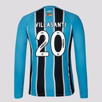 Camisa Umbro Grêmio I 2025 Manga Longa 20 Villasanti