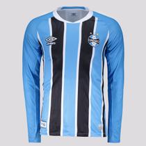 Camisa Umbro Grêmio I 2025 Manga Longa Patch Sul-Americana Camisa Umbro Grêmio I 2025 Manga Longa Patch Sul-Americana