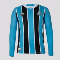 Camisa Umbro Grêmio I 2025 Manga Longa
