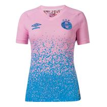 Camisa umbro grêmio outubro rosa 2021 feminina - rosa g