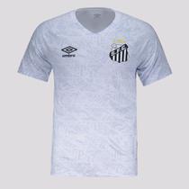 Camisa Umbro Santos Aquecimento 2025 Branca