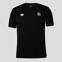 Camisa Umbro Santos Concentração 2025 Preta
