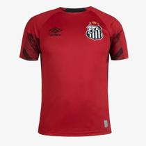 Camisa Umbro Santos Goleiro 2025 Vermelha