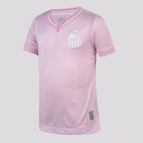 Camisa Umbro Santos Outubro Rosa 2024 Juvenil