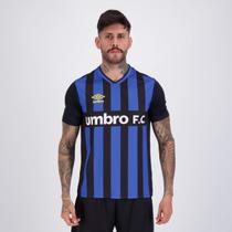 Camisa Umbro Sponsor Preta e Azul