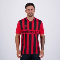 Camisa Umbro Sponsor Vermelha e Preta