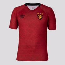 Camisa Umbro Sport Recife Aquecimento 2025 Vermelha