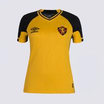 Camisa Umbro Sport Recife II 2025 Feminina Jogadora Amarela
