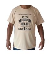 Camisa Unissex Basica Caqui Estampa A Vida Começa Com Cristo Ele Mudou Minha História Camisa Unissex Basica Caqui Estampa A Vida Começa Com Cristo Ele Mudou Minha História