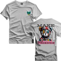 Camisa Unissex Camisa Estampada Make Urso 013 Style Rou Blusa Algodão Premium Personalizada
