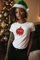 Camisa Unissex Moda Globo Natal Camiseta Algodão Natalina