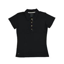 Camisa UOT Feminina Polo Preta ORIGINAL FBP-0005