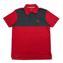 Camisa UOT Gola Polo Vermelha Original MCP-0122 Camisa UOT Gola Polo Vermelha Original MCP-0122