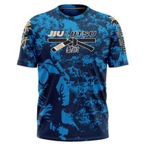 Camisa Usual Jiu-Jitsu Academia Treino Proteção Uv50 Camiseta Dry - Ultra Marine