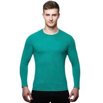 Camisa Uv +50 Manga Longa Slim cor:Verde JadeTamanho:GG