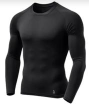 Camisa uv 50+ manga longa térmica masculina camiseta malha fria