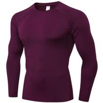 Camisa uv 50+ manga longa térmica masculina camiseta malha fria