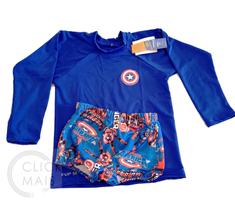 camisa uv 50+ sunga infantil camiseta proteção solar conjunto praia personagem lisa menino criança - JPLUXO