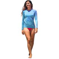 Camisa Uv Feminina Blusa Proteção 50 Manga Camiseta Térmica