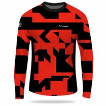 Camisa Uv Manga Longa Proteção Solar Masculina Aquatic
