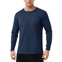 Camisa UV Poliéster com Proteção Solar UV50+ Confortável Marinho