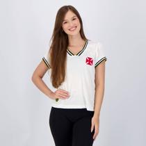 Camisa Vasco 1974 Jacquard Feminina Off White Camisa Vasco 1974 Jacquard Feminina Off White