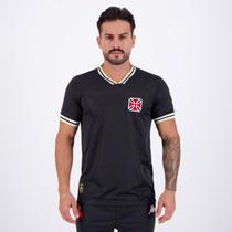 Camisa Vasco 1974 Jacquard Preta Camisa Vasco 1974 Jacquard Preta