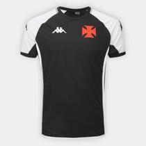 Camisa Vasco Da Gama Masculina Kappa Preto+Branco Oficial