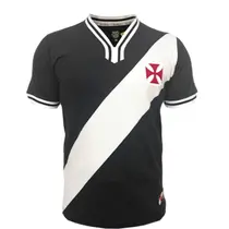 Camisa Vasco da Gama Retrô 1974 Dinamite 10 Preta - Masculino