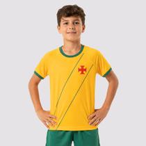 Camisa Vasco Folha Juvenil Amarela Camisa Vasco Folha Juvenil Amarela