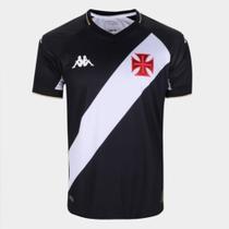 Camisa Vasco I 23/24 s/n Jogador Kappa Masculina - Preto+Branco