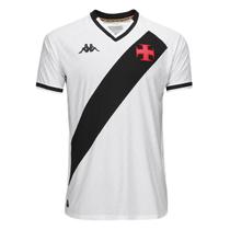 Camisa Vasco II 25/26 s/n Jogador Kappa Masculino - Branco e Preto Camisa Vasco II 25/26 s/n Jogador Kappa Masculino - Branco e Preto