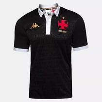 Camisa Vasco Oficial III 2023 Kappa Masculina - Camisas Negras