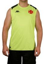 Camisa Vasco Regata Treino Atletas Masculino Kappa Amarelo