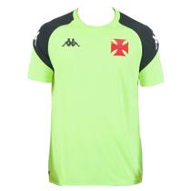 Camisa Vasco Treino Atletas 24 Kappa Masculina - Amarelo Fluor