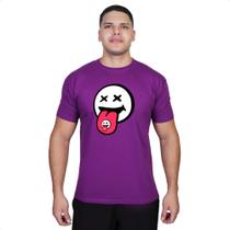 Camisa Verão Personalizada Emoji Lambe Lambe Diversão Alta Qualidade