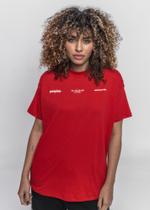 Camisa vermelha feminina